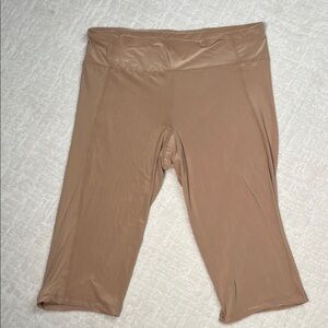 Undersummers shortlette capri shape wear slip nude tan compression XL